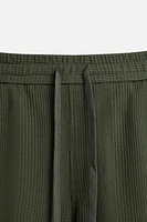 JACQUARD TEXTURED SHORTS