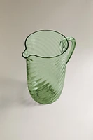 WAVY ACRYLIC PITCHER