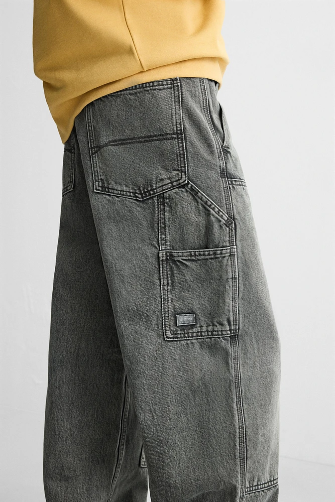 PANTALON DÉLAVÉ AVEC POCHE CARPENTER