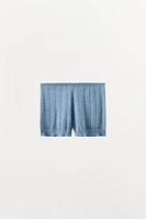 POINTELLE BOXER SHORTS