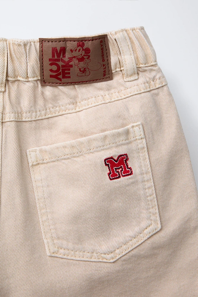 MICKEY MOUSE © DISNEY EMBROIDERED BERMUDA SHORTS