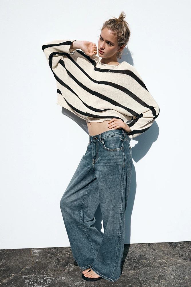 STRIPED KNIT SWEATER