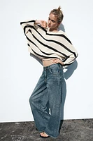 STRIPED KNIT SWEATER