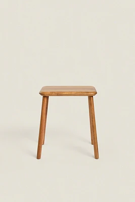 TABOURET ACACIA BISEAUT