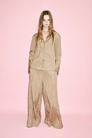 ZW COLLECTION PLEATED SHIRT