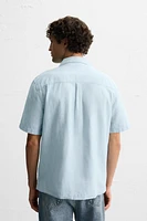 CHEMISE EN COTON ET LIN