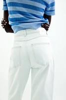 JEAN Z1975 DROIT TAILLE HAUTE CROISÉE
