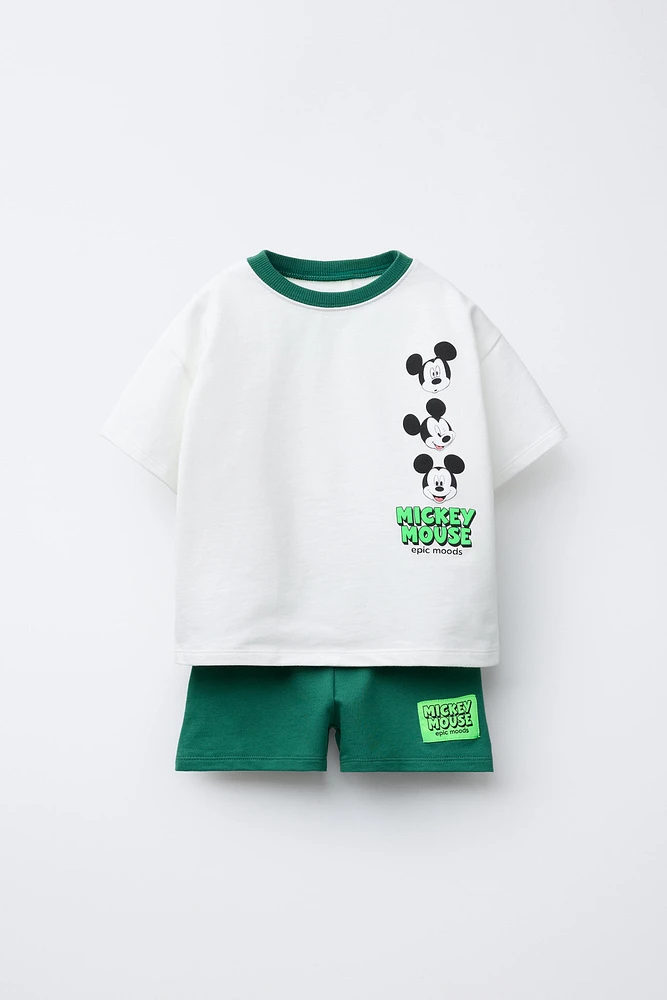 ENSEMBLE DE JOGGING T-SHIRT ET SHORT MICKEY MOUSE © DISNEY