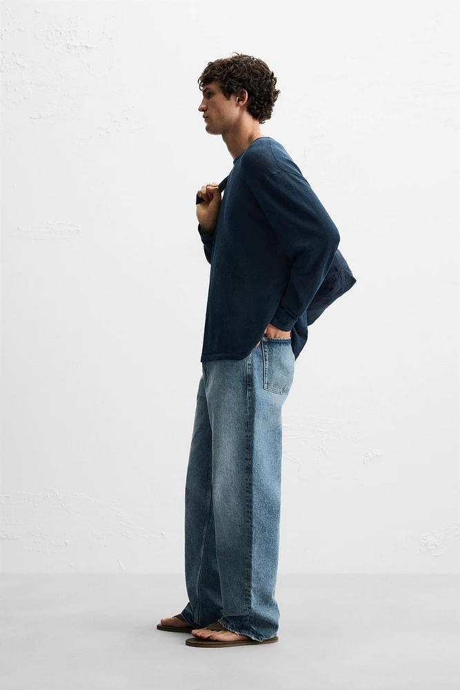 100% LINEN SWEATER