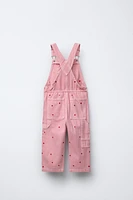 HEART TWILL OVERALLS