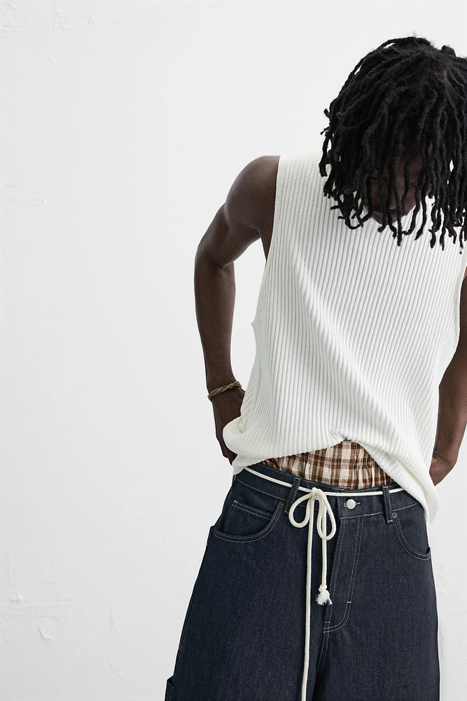 BERMUDA EN DENIM OVERSIZE