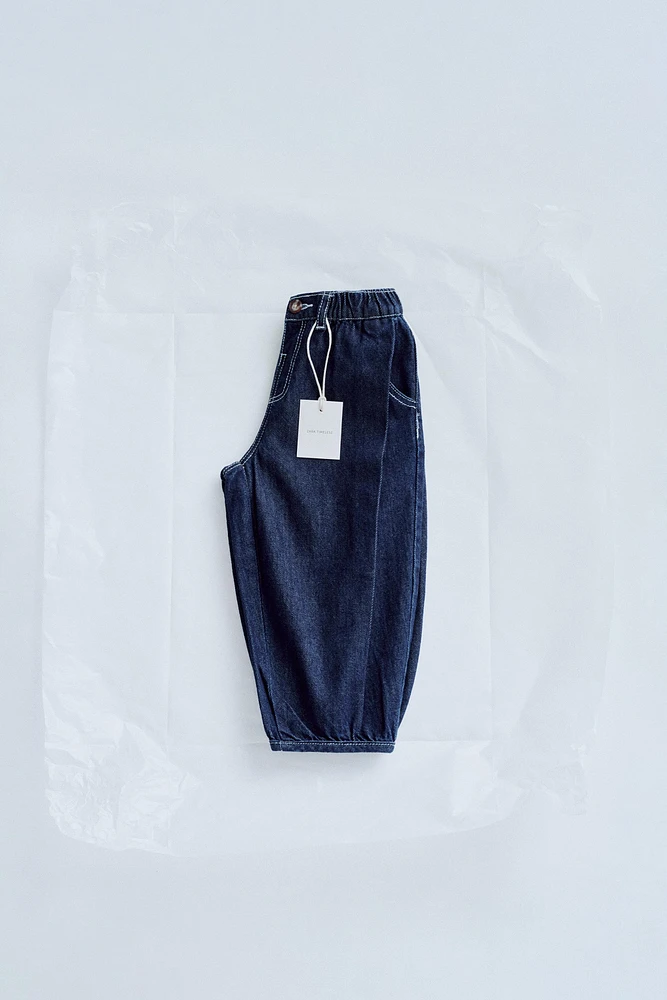 TIMELESZ - DARTED BAGGY JEANS