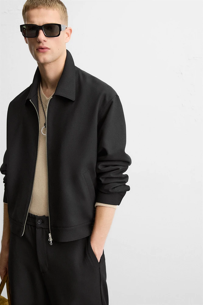 REGULAR FIT ZIPPER JACKET