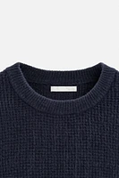 SQUARE TEXTURED SWEATER