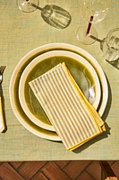 LOT SERVIETTES DE TABLE COTON RAYURES (LOT DE 2)