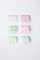 6- ANS/ LOT DE SIX CULOTTES GLACES