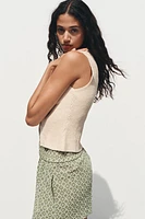 KNIT VEST TOP