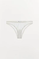 CULOTTE EN MESH ET DENTELLE