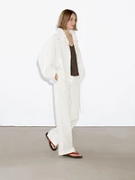 Veste bomber fluide effet volume