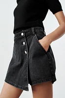 Z1975 WRAP DENIM SKORT