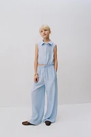 PANTALON EFFET FROISSÉ