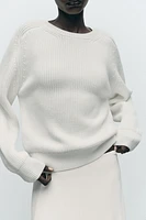 PULL EN MAILLE PERLÉE