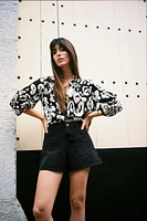 Z1975 MOM FIT MID-RISE SHORTS