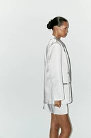 BLAZER OVERSIZE SATINÉ