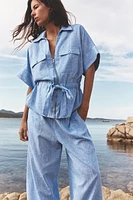 CHEMISE SAFARI AVEC LIN