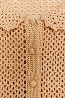 CROCHET KNIT CARDIGAN