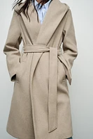 SOFT HOODED COAT