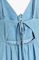 BOW MIDI DRESS