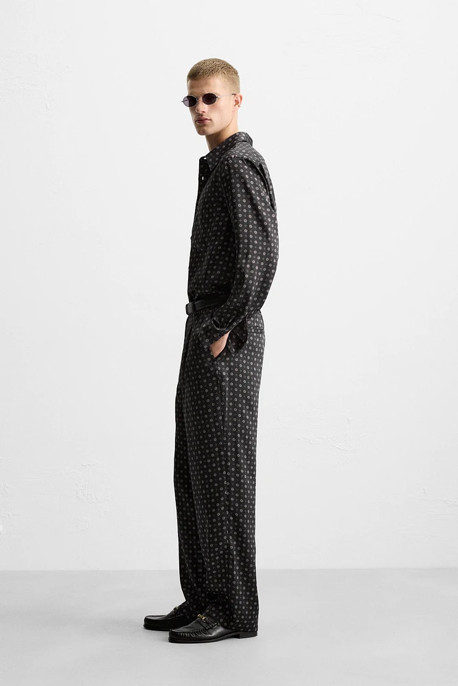LIMITED EDITION GEOMETRIC PRINT PANTS