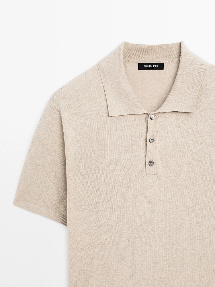 Polo en maille de coton