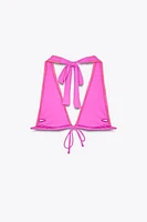 HAUT DE BIKINI TRIANGLE AVEC CONTRASTE