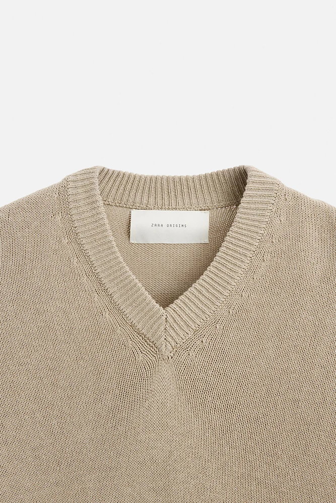 COTTON - LINEN SWEATER