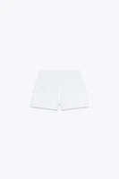 Z1975 SHORTS WITH OPENWORK EMBROIDERY