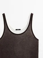 Débardeur double 100 % coton