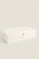 FOLDABLE STORAGE BOX WITH LID