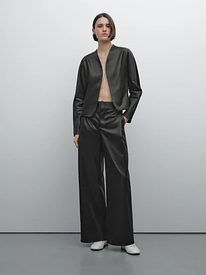 Pantalon straight brillant - Studio