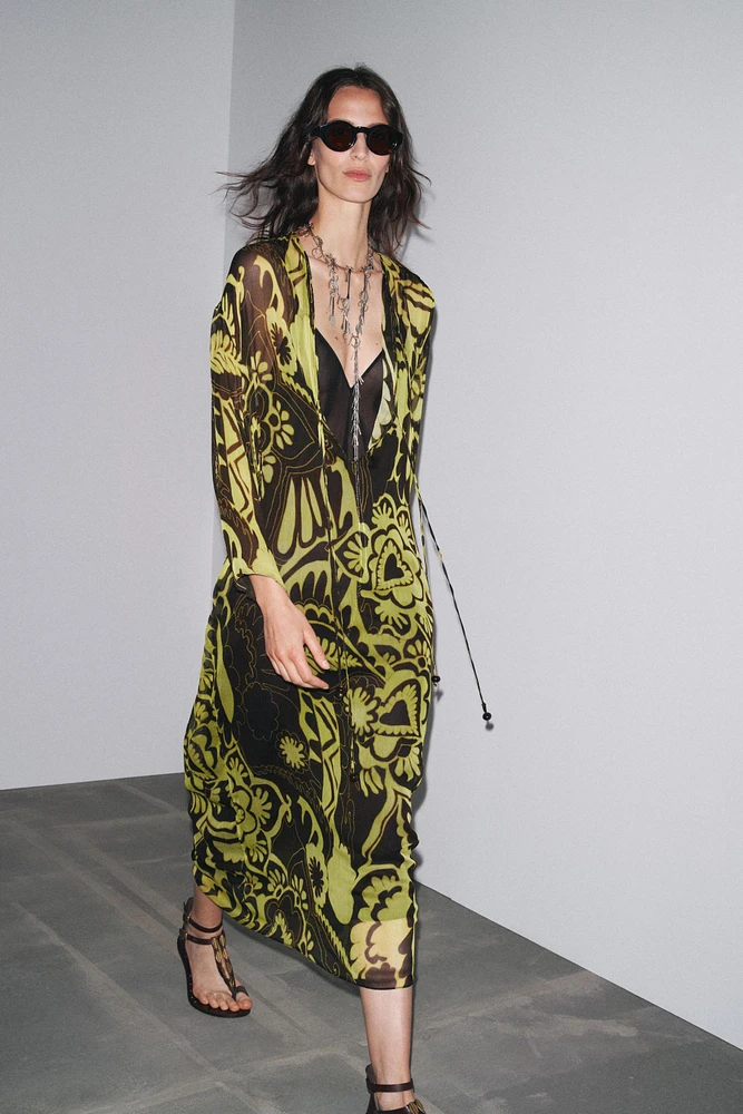 ZW COLLECTION PRINTED TUNIC DRESS