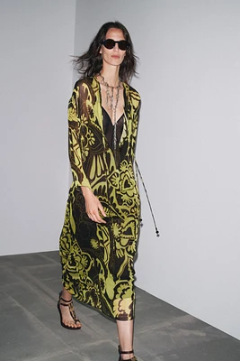 ZW COLLECTION PRINTED TUNIC DRESS