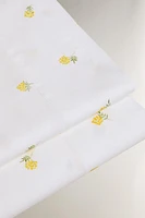 DRAP DE DESSUS COTON IMPRIMÉ MIMOSA
