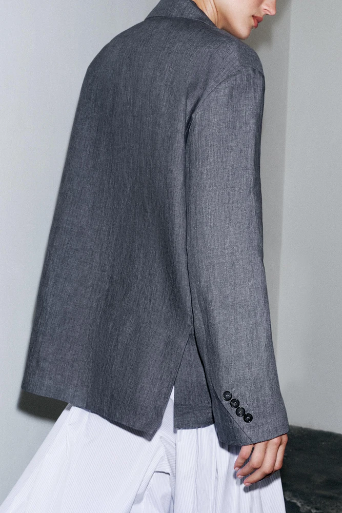 BLAZER MINIMAL 100 % LIN ZW COLLECTION