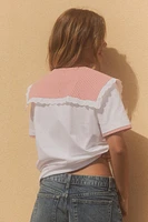 T-SHIRT BIMATIÈRE À CARREAUX VICHY