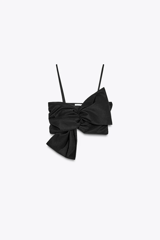 MAXI BOW CROP TOP