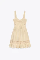 COMBINATION KNIT DRESS