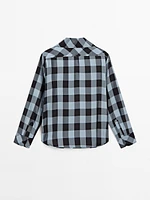 Flowing check shirt