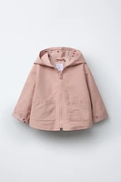 WATER REPELLENT HEARTS PARKA