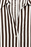 CHEMISE MANCHE LARGE AVEC LIN